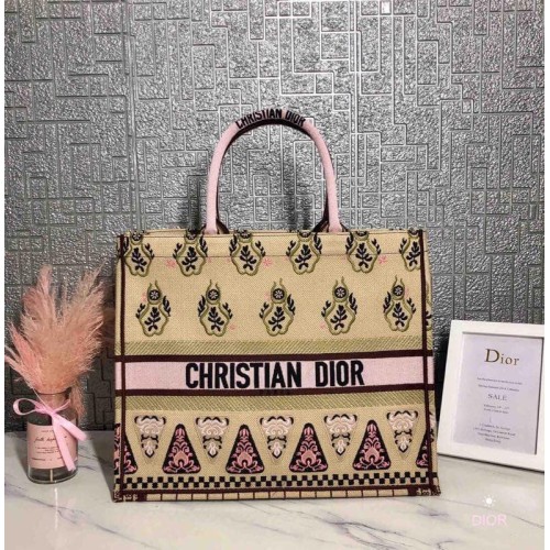 christian dior tote bolsa leather